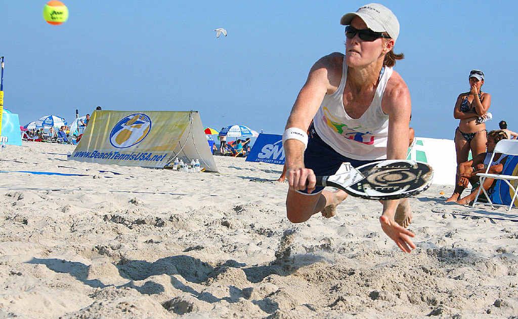 Former Maryborough resident Nadia Johnson is one of the best beach tennis players in the world after a great win on the island of Aruba. Former Maryborough resident Nadia Johnson is one of the best beach tennis players in the world after a great win on the island of Aruba.